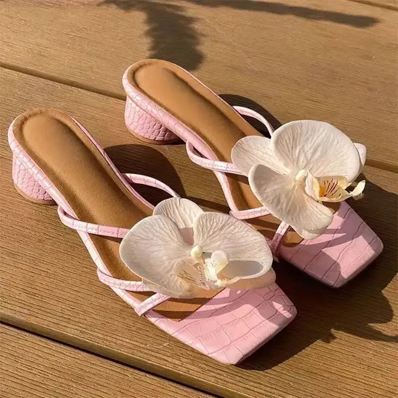 Orchid Summer Sandals Women Casual Beach Footwear