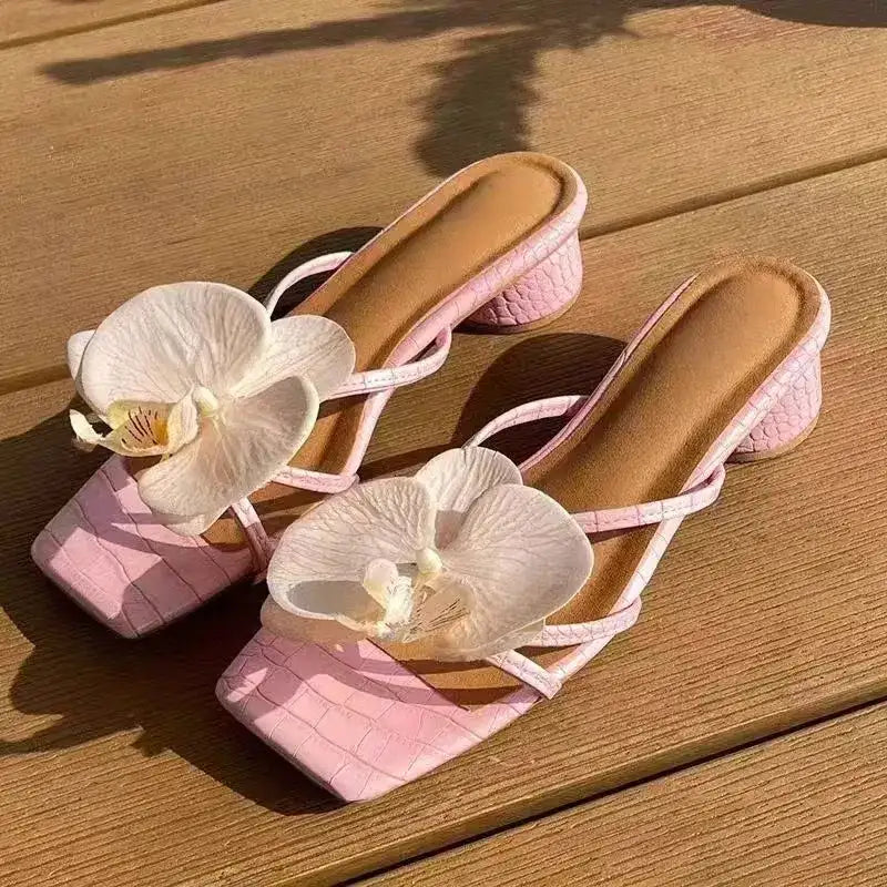 Orchid Summer Sandals Women Casual Beach Footwear