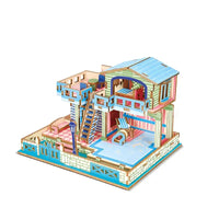 Wooden puzzle 3D three-dimensional puzzle DIY model - 2Style