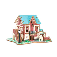 Wooden puzzle 3D three-dimensional puzzle DIY model - 4Style