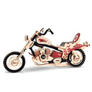 Wooden puzzle 3D three-dimensional puzzle DIY model - 8Style