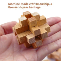 Beech Burr Puzzle Puzzle Brainy Nine-piece Set Pack