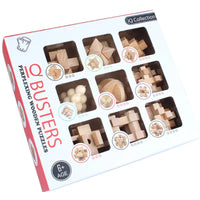 Beech Burr Puzzle Puzzle Brainy Nine-piece Set Pack - Burr Puzzle English Version