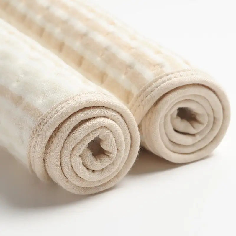 Beige Bath Blob Four Layer Colored Cotton Dream