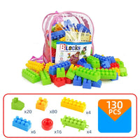 Children’s Large Particles Of Building Blocks Baby Educational Early Education Toys - Backpack bag