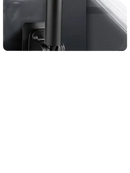 Black five-speed pressurized shower head.