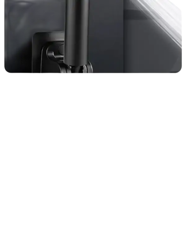 Black five-speed pressurized shower head.