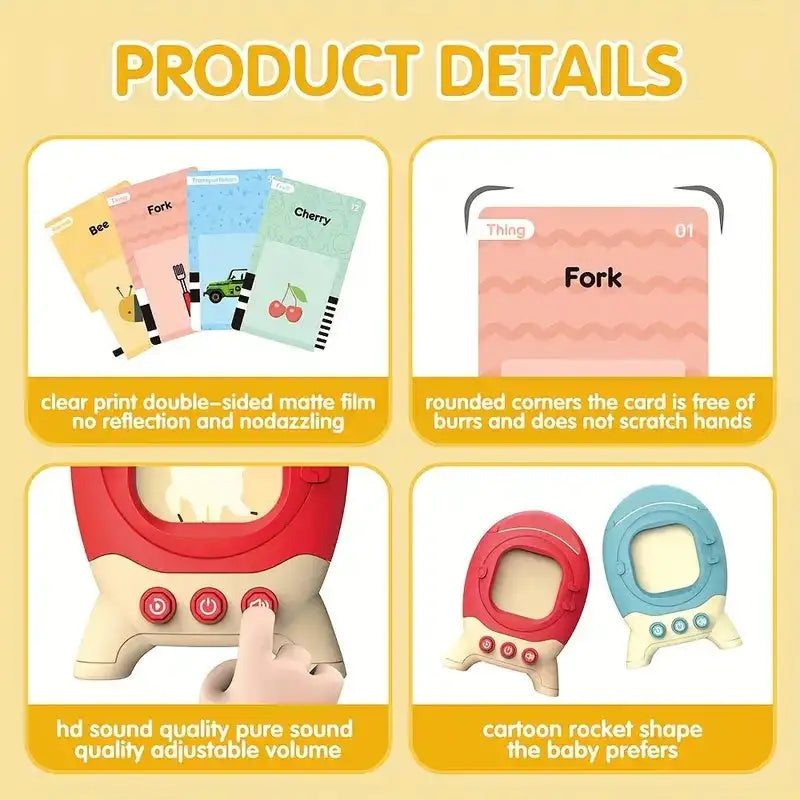 TalkCards for Toddlers: Learn with Speech & Autism Toys - Colorful