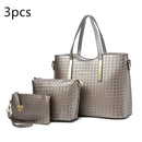 Blossom Chic: Spring Handbags for Stylish Ladies - Grey / 3pcs