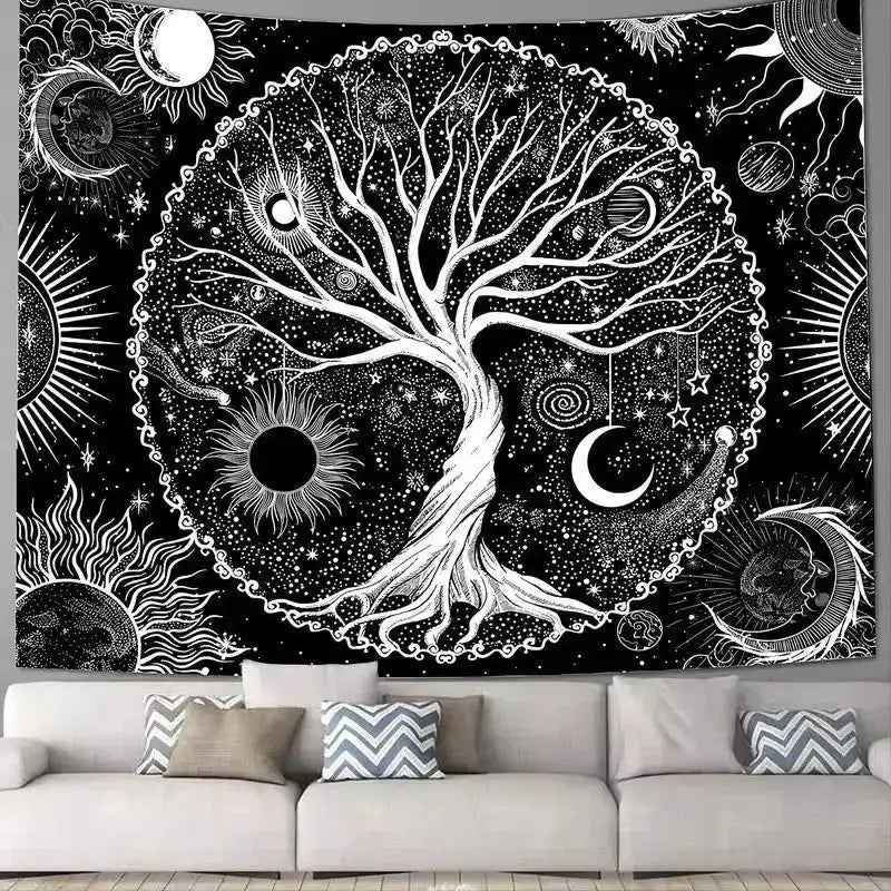 Boho Eclipse Tapestry Set