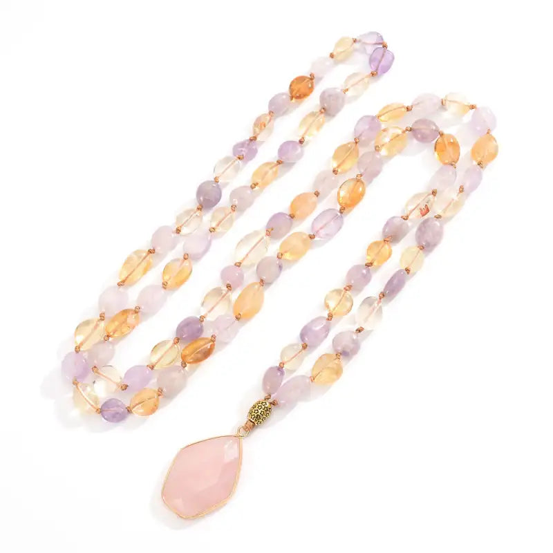 Boho Windstone Knot Necklace Sweetheart