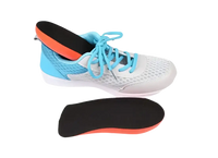 Athletic shoe with removable insole.