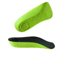 Green shoe insoles.