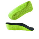 Green shoe lift inserts.