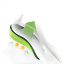 Foot arch support insole.