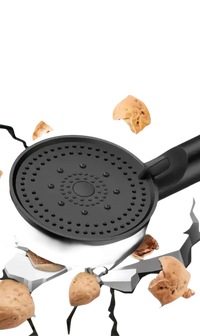 Black shower head.