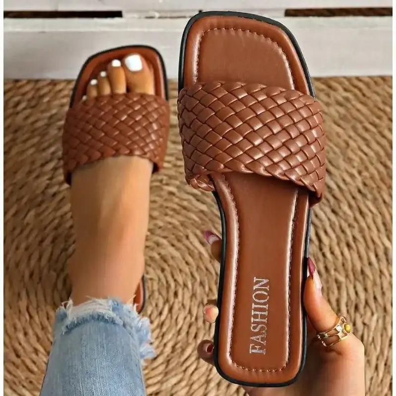 Comfy Woven Slides Women's Slippers