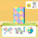 Snake Twist Cube Stress Relief Educational Toys Children Gifts Magic Snake Ruler Puzzle Folding Educational - Macaron