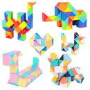 Snake Twist Cube Stress Relief Educational Toys Children Gifts Magic Snake Ruler Puzzle Folding Educational