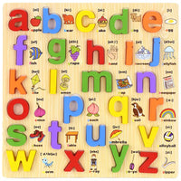 Cartoon Hand Grab Board Children’s Day Gift Educational Toys - Lowercase letters