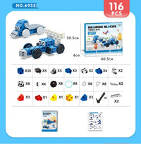Toys Six-Sided Fight And Insert Intelligence Play Educational Toys For Children - 116 concept cars