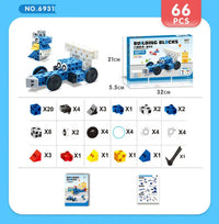 Toys Six-Sided Fight And Insert Intelligence Play Educational Toys For Children - 66 concept cars