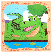 Cartoon Plane Jigsaw Toy - Crocodile