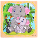 Cartoon Plane Jigsaw Toy - Elephant