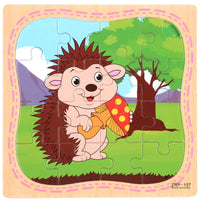 Cartoon Plane Jigsaw Toy - Hedgehog