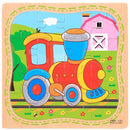 Cartoon Plane Jigsaw Toy - Train