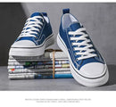 Men’s Canvas Shoe Male Sneakers Breathable Men Sports Black Cloth Shoe Trend Letter Men Low Cut Sneaker Casual Shoes