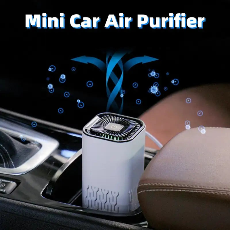 Breathe Easy White Car Air Purifier