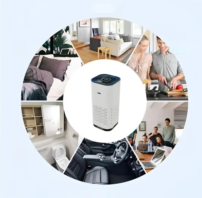 Breathe Easy White Car Air Purifier