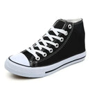 Clearance_1pc Unisex Casual Simple Comfort Breathable Vulcanization Sneakers Lace-Up Canvas Trendy High Top