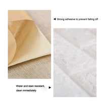3D Brick Wall Stickers DIY Decor Self-Adhesive Waterproof Wallpaper For Kids Room Bedroom Kitchen Home Wall Decor
