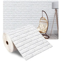 3D Brick Wall Stickers DIY Decor Self-Adhesive Waterproof Wallpaper For Kids Room Bedroom Kitchen Home Wall Decor