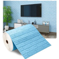 3D Brick Wall Stickers DIY Decor Self-Adhesive Waterproof Wallpaper For Kids Room Bedroom Kitchen Home Wall Decor
