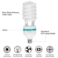 Energy-saving spiral light bulb.