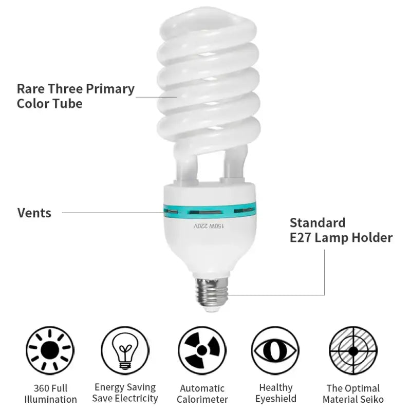 Energy-saving spiral light bulb.