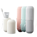 Colorful toothbrush travel cases from Vertibrush Travel Kit for on-the-go dental care