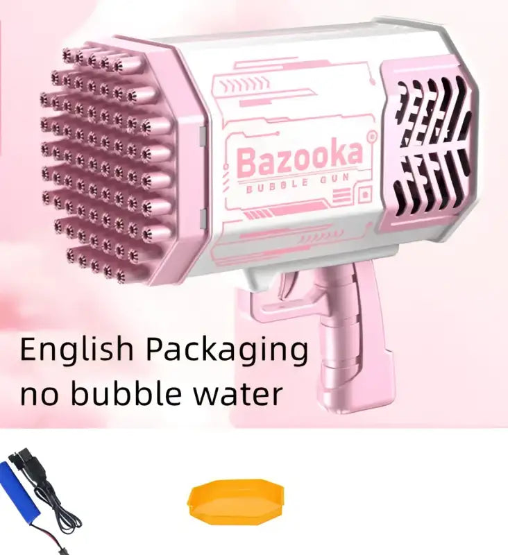 Bubble Bazooka: Maximum Bubbles, Minimum Effort 69-Hole Rocket Bubble Automatic Bubble Blower Mayhem High Bubble Output: Bubblepocalypse