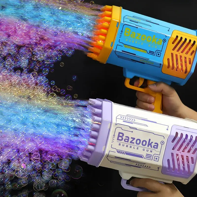 Bubble Bazooka: Maximum Bubbles, Minimum Effort 69-Hole Rocket Bubble Automatic Bubble Blower Mayhem High Bubble Output: Bubblepocalypse