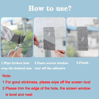 1ps Easy-to-Apply Waterproof Window Screen Repair Tape – Keep Mosquitoes Out with Our Anti-Insect Self-Adhesive Mesh
