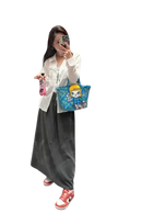 Woman’s casual outfit.