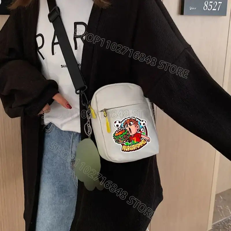 Sweet Anime Graphic Print Icrimax Shoulder Bag