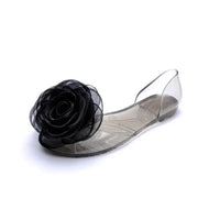 Women Sandals Open Toe Summer Jelly Shoes Woman Fashion Butterfly-knot Flat Sandals Women Beach Shoes Slip On Flip