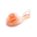 Women Sandals Open Toe Summer Jelly Shoes Woman Fashion Butterfly-knot Flat Sandals Women Beach Shoes Slip On Flip