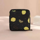 Women Sanitary Napkin Tampon Storage Bag Portable Waterproof Organizer Pouch Cartoon Pattern Sanitary Napkin Bag