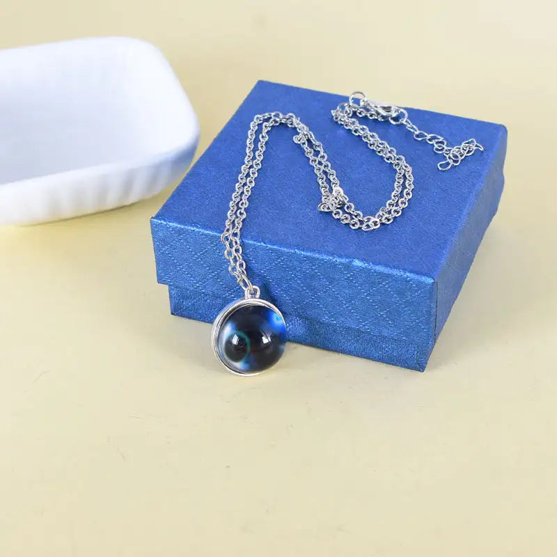 Celestial Dreams Starry Time Gem Necklace - Nebula 8