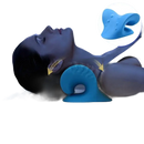 Blue cervical neck pillow.